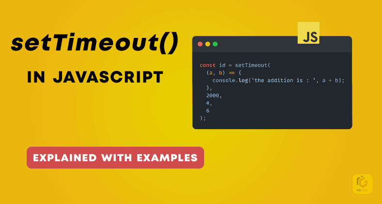 javascript setTimeout