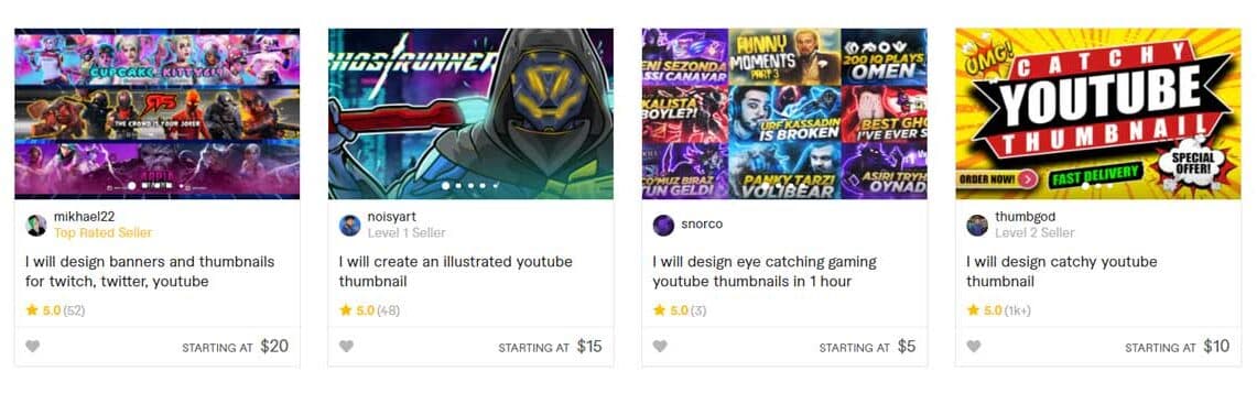 thumbnail maker on fiverr