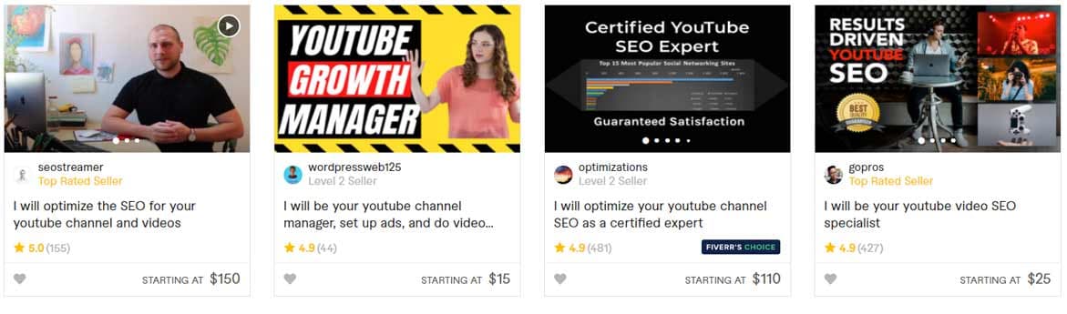 youtube setup fiverr