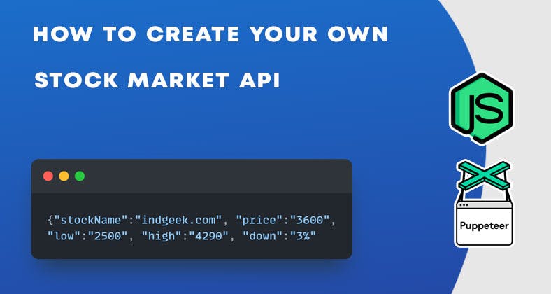 How to create a stock Price API