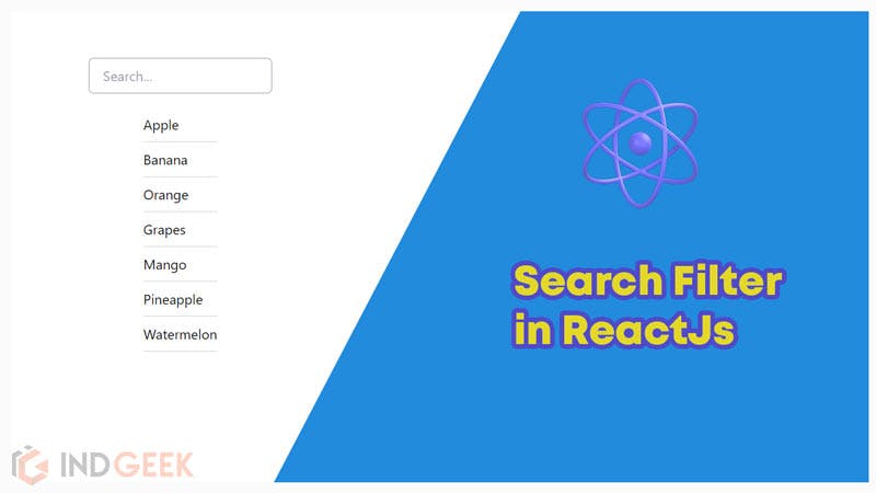Search Filter in React JS